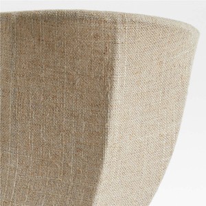 Linen <b>Wall</b> Lamp W18xH16 Depth 12cm Led <b>Light</b> Source E27 Bulb Base <b>Switch</b> Control For Bedroom Living Room - Product Image 3