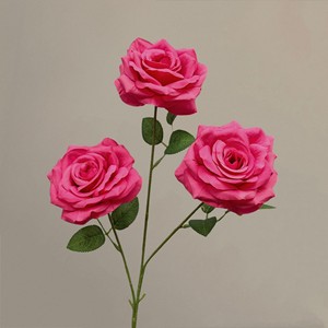 Flores Artificiales de Seda Color Rosa Rojo, Rosas, Hortensias, Orquídeas Phalaenopsis, Lirios, Venta al por Mayor en China - Product Image 2