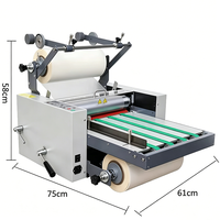 Machine à plastifier thermique, plastifieuse à rouleaux thermiques LKS-388, plastifieuse à rouleaux chauds pour papier de bureau A3 A4 et feuilles photo