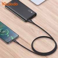 Mcdodo 746 Câble de charge solide tressé de type C pour Android QC4.0 Câble de données de charge USB C en nylon tressé de 0.2m/1.2m