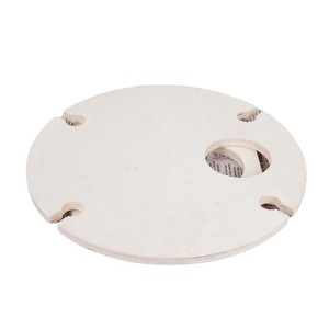 Table de pique-nique pliable en bois pour l'extérieur, ronde, diamètre 40 cm, avec rangement pour verres à vin, base à tréteaux, pour usage domestique - Product Image 4