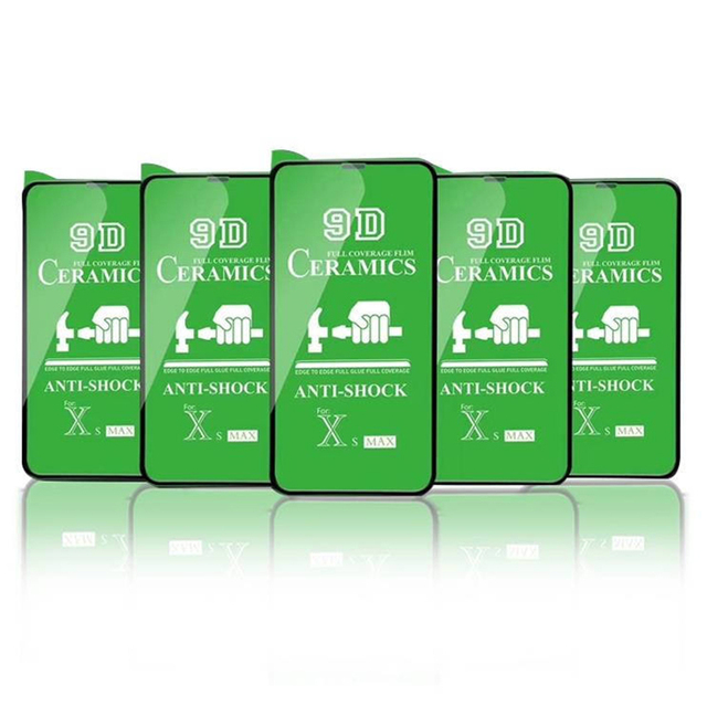 9D High Definition Ceramic Film Matte Ceramic Screen Protector Tempered Glass Edge to Edge Full Glue Full Coverage All Models