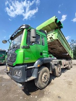 Camion à benne basculante d'occasion en bon état, année 2019, Delong M3000S 8x4, moteur WeiChai