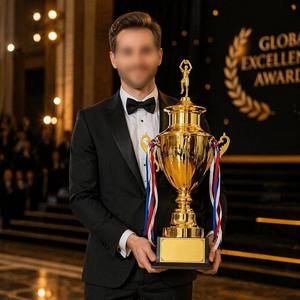 Trophée <span class=keywords><strong>de</strong></span> championnat géant Elite <span class=keywords><strong>de</strong></span> 30 pouces, tout en métal, plaqué or premium, avec motifs sportifs interchangeables - Product Image 2