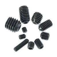 400 pièces vis à six pans creux M3 M4 M5 M6 M8 acier entraînement hexagonal interne tasse-point vis sans tête pour poignée de porte