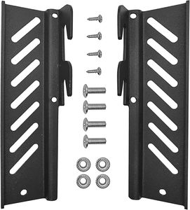 Soporte de conversión de gancho a placa para fijar a la cabecera y al pie de cama, adaptador de placa de gancho ajustable para riel de cama - Product Image 5