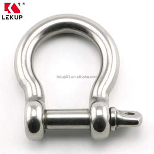 Manille à arceau robuste en acier inoxydable 304 antirouille, 3/8 pouce (10 mm), boucle <span class=keywords><strong>de</strong></span> chaîne, <span class=keywords><strong>pince</strong></span> <span class=keywords><strong>de</strong></span> levage pour bateau et usage domestique - Product Image 5