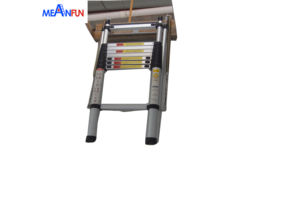 Escalera Telescópica Combinada <span class=keywords><strong>de</strong></span> Aluminio MEANFUN TLG110, Certificación EN131, Capacidad <span class=keywords><strong>de</strong></span> 150 kg, Diseño Moderno para Uso Doméstico y Hotelero - Product Image 3