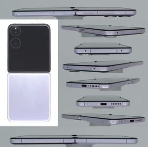 โทรศัพท์มือถือ MIX Flip Compact พับได้ จอแสดงผลคู่แบบ AMOLED กล้อง OIS ชาร์จเร็ว กันน้ำ IPX8 ปลดล็อคแล้ว - Product Image 1