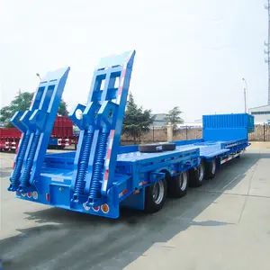 Các nhà sản xuất trực tiếp Trailer tải tối đa 40 tấn thấp giường Trailer phẳng bán Trailer