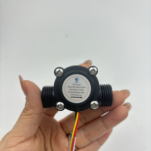 Sensor de Flujo de Plástico con Efecto Hall HKFAST Serie FHS-1P, PA66+PF, Rosca G1/2, 24VDC, Salida Analógica 4-20mA, Medidor de Flujo de Líquido 0-15L/min - Product Image 5