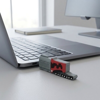 Clé USB en forme de machine de construction, en PVC souple, 8 Go 16 Go, clé USB promotionnelle