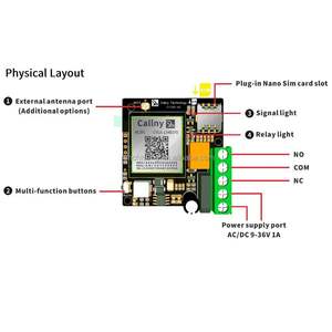 Controlador de Apertura de Portones para Villa con <span class=keywords><strong>Antena</strong></span> Externa PCB Integrada y Relé GSM CY306 Mini 2G/4G Directo de Fábrica - Product Image 4