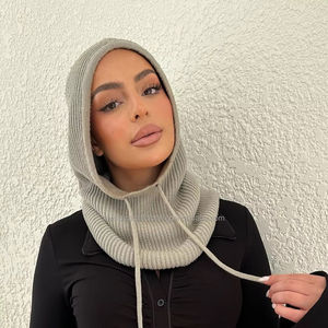 Sturmhaube Hut Winter Warm Under cap Winter Kint Caps Frauen Hijabs - Product Image 2