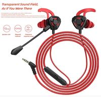 Cuffie Gaming Cablate G9 HIFI con Bassi Profondi, In-Ear 3.5mm con Controlli e Microfono, Materiale in Silicone