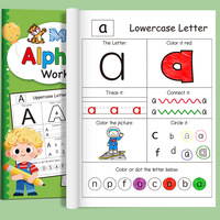 Mein Alphabet-Arbeitsheft A-Z Groß- und Kleinbuchstaben Nachzeichnen Malbuch Vorschulkinder Englisch-Lernbuch