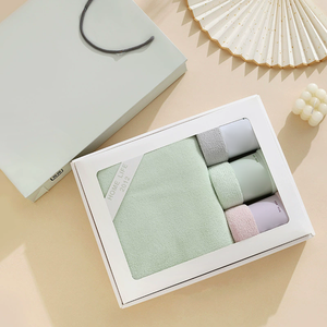 Toallas Faciales Absorbentes Sin Pelusa de Terciopelo Coral Liso, Toalla Facial de Color Sólido para Parejas - Product Image 3