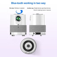 Mini Proyector de Video LED A3 OEM/ODM, Portátil, Compatible con 1080P, Autoenfoque, Reproductor Multimedia de Cine en Casa, Proyector de Video para Habitación Infantil