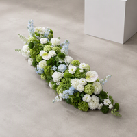 Grandes fleurs artificielles modernes faites à la main pour centre de table de mariage, fête des Mères, Noël, décoration intérieure écologique