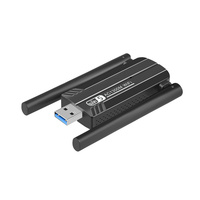 Cartes réseau sans fil 1300M 2,4 GHz 5 GHz double bande USB3.0 Clé USB WIFI Adaptateur WIFI externe USB pour Kali Linux PC