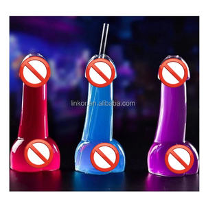 Gelas koktail Logo kustom transparan berbentuk <span class=keywords><strong>Penis</strong></span> Shot plastik desain klasik Modern cangkir plastik untuk minuman pesta - Product Image 4