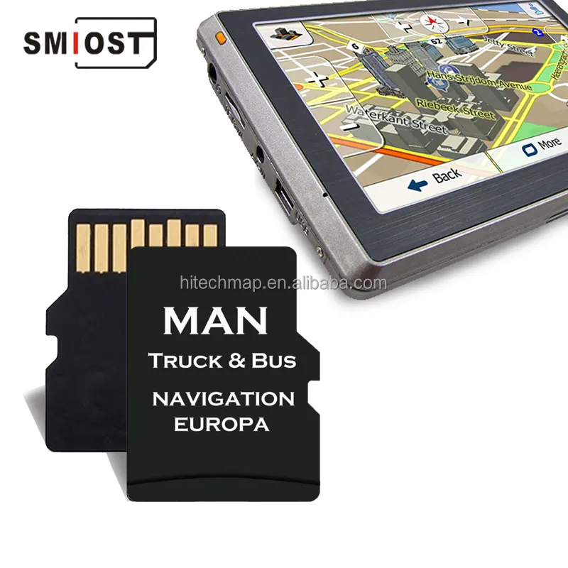 SMIOST Car Sat Navigation CID SD-Karte Wechselbare CID Micro Nav Tablet Navi GPS TF-Karte Man Truck für Harman