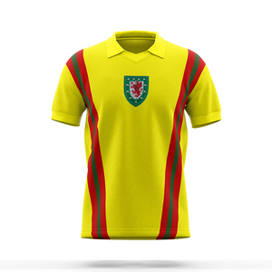 Maglia da Calcio Personalizzata con Scollo a V, Logo Ricamato, Stampa a Trasferimento Termico, Traspirante, Antibatterica, ad Asciugatura Rapida, Manica Corta - Product Image 2
