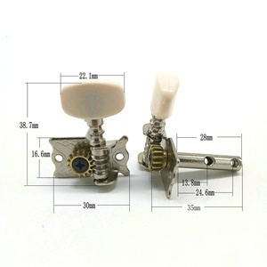 Factory Direct Single Link <strong>String</strong> Buttons Acoustic Guitar <strong>String</strong> Spool Double Hole Guitar <strong>Open</strong> <strong>String</strong> Reel Tuning Peg - Product Image 5