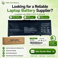 Batterie de remplacement pour ordinateur portable SR04XL SR03XL disponible en gros pour HP Omen 15-CE 15-CB 15-DC Pavilion Gaming 15-CX