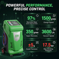 Machine de rinçage et de vidange d'huile de climatisation automobile automatique HO-X811 HONOW avec compresseur Danfoss SC12G et vitesse de vide élevée
