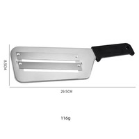Couteau à éplucher double lame en acier inoxydable, trancheuse, râpe, coupe-choux, hachoir manuel pour légumes, idéal pour la cuisine et la préparation de salades.