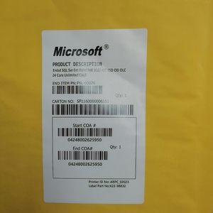 Paquete de DVD de Internet para MS SQL Server 2022 Enterprise, Clave de Activación 100% Online, <span class=keywords><strong>CAL</strong></span> Ilimitado para Cualquier Núcleo, Inglés, Clave de por Vida - Product Image 4