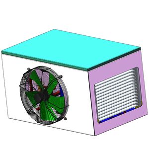 12cc/Rev làm mát bằng không khí ngưng tụ đơn vị với thiết lập hợp lý được thiết kế và lắp ráp bởi chuyên nghiệp và có kinh nghiệm technicals - Product Image 3
