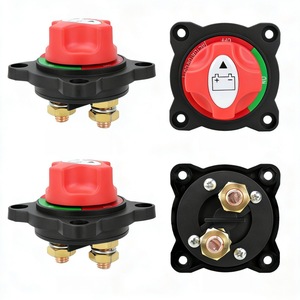 Car Battery Modification <b>Switch</b> 1 Pole 66x70mm ABS Red A705 <b>12V</b> 24V 48V DC Disconnect For Vehicle And Ship - Product Image 3
