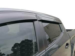 YCSUNZสภาพอากาศVisorสําหรับL200 <span class=keywords><strong>Triton</strong></span> 2015 2018 2019 2020 <span class=keywords><strong>2022</strong></span> อุปกรณ์เสริมฉีดประตูVisorลมShield Sun Visor MQ MR - Product Image 2