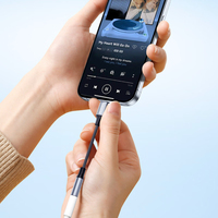 Adaptateur d'écouteurs SAMZHE Apple L vers câble audio 3,5 mm, convertisseur d'écouteurs, prise pour iPhone 6-14 iPad, câble de conversion audio