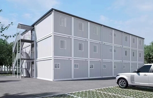 Unité de logement modulaire en acier préfabriquée LDYZ, maison conteneur à 2 ou <span class=keywords><strong>3</strong></span> chambres pour les vacances en famille - Product Image 4