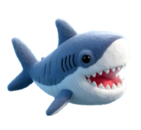 Requin en peluche oreiller porte-clés sac à dos Super doux personnalisable ODM soulagement du Stress caractéristiques PP coton remplissage peluche Animal jouet pour
