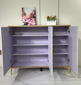Zapatero moderno de 4 niveles, mueble de salón para apartamento, estantería para zapatos, armario para zapatos de MDF - Product Image 5