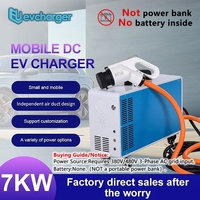 Alta calidad Maxpower móvil 7KW rápido coche eléctrico portátil móvil DC EV cargador estación