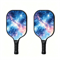 Raquette de pickleball en fibre de verre pressée à chaud, noyau en nid d'abeille PP 16 mm, anti-déformation, portable, haute qualité, entraînement, OEM, en gros