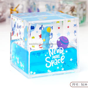 Piazza mini desk decor liquid wave blue <span class=keywords><strong>water</strong></span> oil acrilico <span class=keywords><strong>water</strong></span> paperweight - Product Image 2