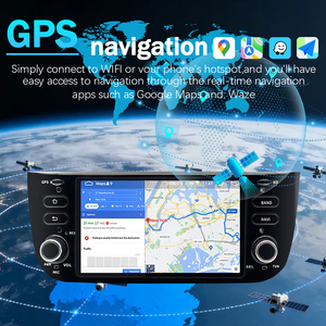 Lecteur DVD de voiture Android 6,<span class=keywords><strong>2</strong></span> pouces pour <span class=keywords><strong>Fiat</strong></span> <span class=keywords><strong>Punto</strong></span> (2012-2015), CarPlay sans fil et Android Auto, navigation GPS, autoradio multimédia - Product Image 3