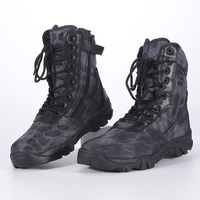 Chaussures de randonnée en plein air, bottes de combat spéciales d'été, bottes de camouflage, bottes de désert hautes, bottes tactiques Python