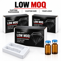 Boîte cadeau en carton personnalisée en gros pour flacon en verre de 3 ml, 5 ml, 10 ml avec emballage en mousse