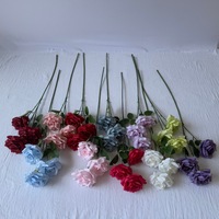 Jade Horizon Handgefertigte Kunstseiden-Rose Realistische Blumen für Hochzeit Halloween Erntedankfest Valentinstag Ostern Neujahr