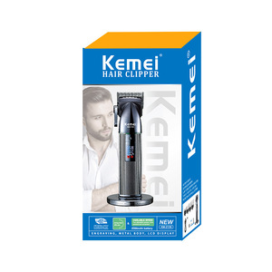 Cortadora de Pelo Eléctrica Kemei KM-2136, Profesional, de Grado Salón, Cuerpo Metálico, Batería de Iones de Litio, Motor con Escobillas de 7000-9000 rpm - Product Image 2