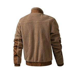 OEM Tùy Chỉnh Bán Buôn Người Đàn Ông 100% Bông Punk Áo Khoác Quá Khổ Đau Khổ Rửa Axit Thêu Cổ Điển Thời Trang Phố Dây Kéo Đóng Cửa - Product Image 2