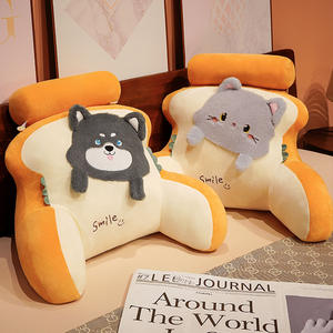 Coussin de chevet mignon avec housse douce, pour <span class=keywords><strong>la</strong></span> lecture au lit en dortoir, grand coussin de dossier, coussin de soutien lombaire, coussin décoratif pour canapé - Product Image 1