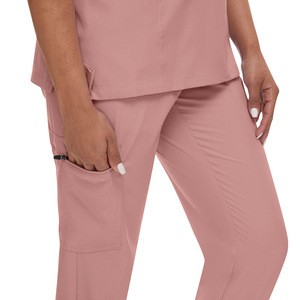 Conjuntos de Uniformes Médicos de Manga Corta para Quirófano, Tela Dobby de Poliéster Lavable a Mano, Uniformes Médicos Unisex para Enfermeros y Cirujanos - Product Image 2